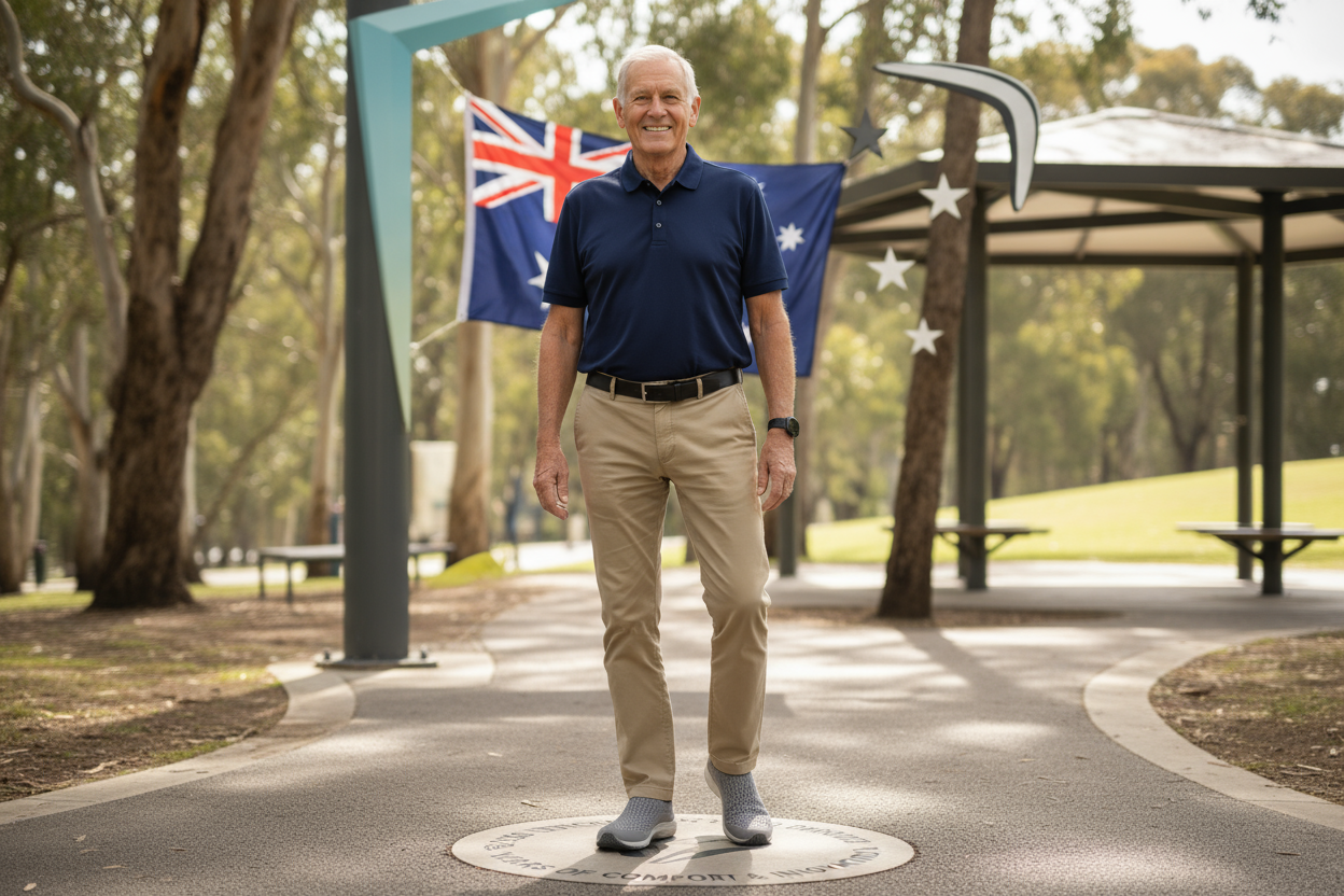 CELEBRATE 36 YEARS OF COMFORT AND INNOVATION
For over 36 years, we’ve been dedicated to redefining comfort through innovative footwear technology — each Brandonelift creation designed to support posture, balance, and everyday confidence. What began as a vision to make walking effortless has grown into a trusted brand for those who value both function and design.

a AUS veteran image pls with this in mind i send you